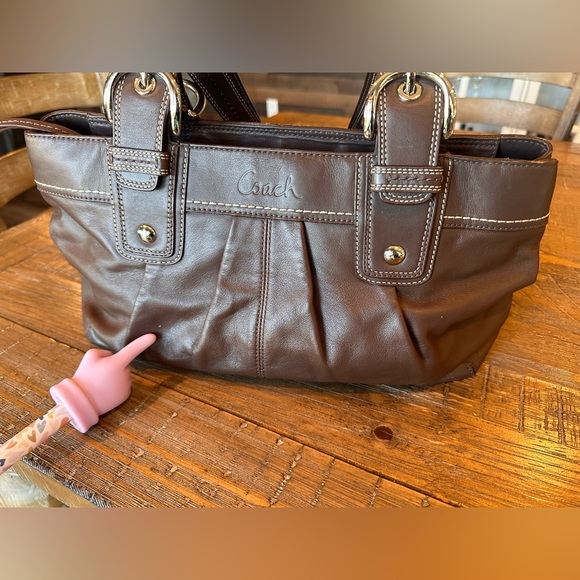 COACH Brown Purse - Picture 6 of 14